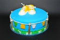 Baptism celebration cake