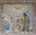 Baptism of Christ, fresco