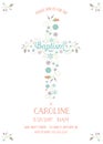 Baptism, Christening, Communion - Religious Occasion Card Template