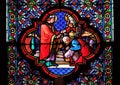 Baptism of Clovis, first Christian King of France Royalty Free Stock Photo