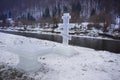 Baptism Ice Cross Royalty Free Stock Photo