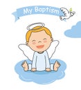 Baptism invitation card