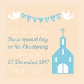 Baptism invitation template