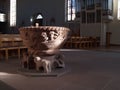 Baptismal font Royalty Free Stock Photo