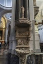 Interior of Palermo Cathedral in Palermo, Sicily, Italy Royalty Free Stock Photo