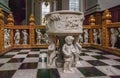 Baptismal font at Vor Frelsers Church, Copenhagen, Denmark