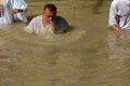 Baptismal Site on the Jordan River, Qasr al-Yahud, Israel Royalty Free Stock Photo