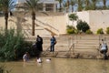 Baptismal Site on the Jordan River, Qasr al-Yahud, Israel Royalty Free Stock Photo