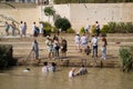 Baptismal Site on the Jordan River, Qasr al-Yahud, Israel Royalty Free Stock Photo