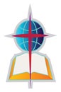 Baptist church symbol vector illustration on a