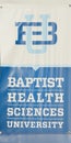 Baptist Health Sciences University Banner Isolated on White