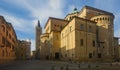 Baptistery and Cathedral is religious landmark of italian city Parma Royalty Free Stock Photo