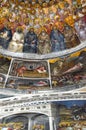 Detail on the frescoes inside The Baptistry of Padua Cathedral Italy Royalty Free Stock Photo