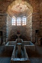 Baptistery of the Panagia Ekatontapyliani in Parikia town, on the island of Paros in Greec Royalty Free Stock Photo