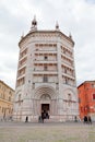 Baptistery on Piazza del Duomo, Parma Royalty Free Stock Photo