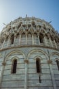 Baptistery of St. John of Pisa. On piazza del Duomo, next to the Cathedral of Our Lady of the Assumption.Battistero di San Giovani