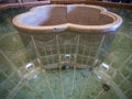 Baptistry in baptistery of Parma city