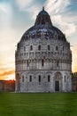 Baptistry of Pisa, Tuscany, Italy Royalty Free Stock Photo