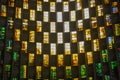 The Baptistry Window at Coventry Cathedral Royalty Free Stock Photo