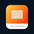 Bar, Barcode, Code, Shopping Mobile App Icon Design