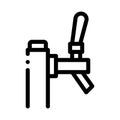 Bar Beer Faucet Icon Vector Outline Illustration