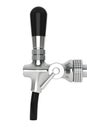 Bar Beer Tap Faucet closeup. 3d Rendering Royalty Free Stock Photo