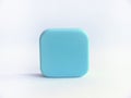 Bar of blue agar soap