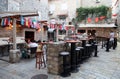 Bar at Budva Old Town Center Royalty Free Stock Photo