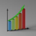 Bar chart with axis