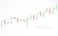 Bar chart graph background, concept of stock exchange vector illustration Royalty Free Stock Photo