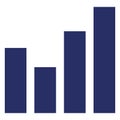Bar, chart Isolated Vector Icon Which can easily modify or edit Royalty Free Stock Photo