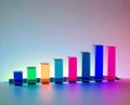 bar chart, which is a type of graph used to visually present and compare categorical data.Â  Royalty Free Stock Photo
