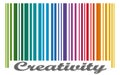 bar code CREATIVITY Royalty Free Stock Photo