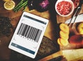 Bar Code Encryption Interface Coding Concept Royalty Free Stock Photo