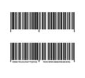 Bar code. On isolated white background, realistic vector design for your business ideas.