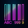bar code in nolan style icon. Simple thin line, outline vector of cargo logistic icons for ui and ux, website or mobile