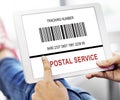 Bar Code Order Tracking Number Concept