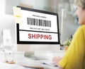 Bar Code Order Tracking Number Concept