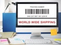 Bar Code Order Tracking Number Concept