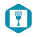 Bar code scanner icon simple Royalty Free Stock Photo