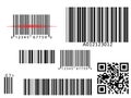 Bar code scanning vector digital code scan