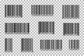 Bar Code Set. Scan Code. Barcode template