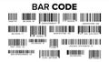 Bar Code Set Vector. Universal Product Scan Code. Isolated Illustration Royalty Free Stock Photo