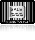 Bar Code Sticker Royalty Free Stock Photo