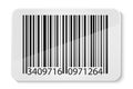 Bar code stock vector illustration Royalty Free Stock Photo