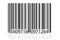 Bar code stock vector illustration Royalty Free Stock Photo