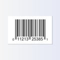 Bar code tag illustration Royalty Free Stock Photo