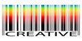 Bar code and text Creative Royalty Free Stock Photo