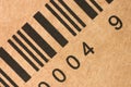 Bar codes on a box Royalty Free Stock Photo