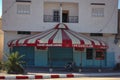 Bar in Gabes city, Tunisia Royalty Free Stock Photo